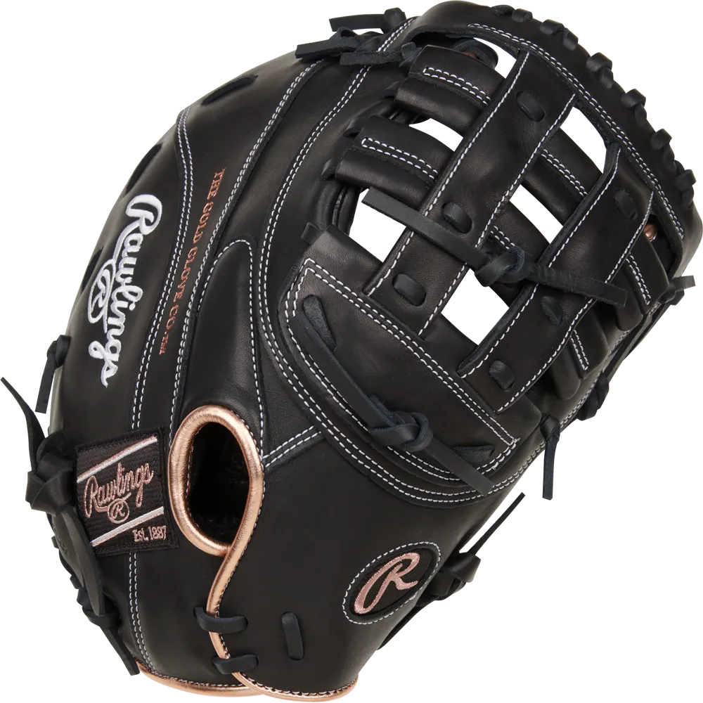 Rawlings R9 12.5" Fastpitch First Base Mitt: R9SBFBM-17B