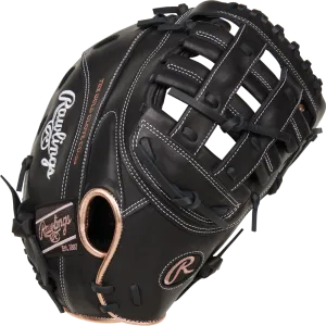 Rawlings R9 12.5" Fastpitch First Base Mitt: R9SBFBM-17B