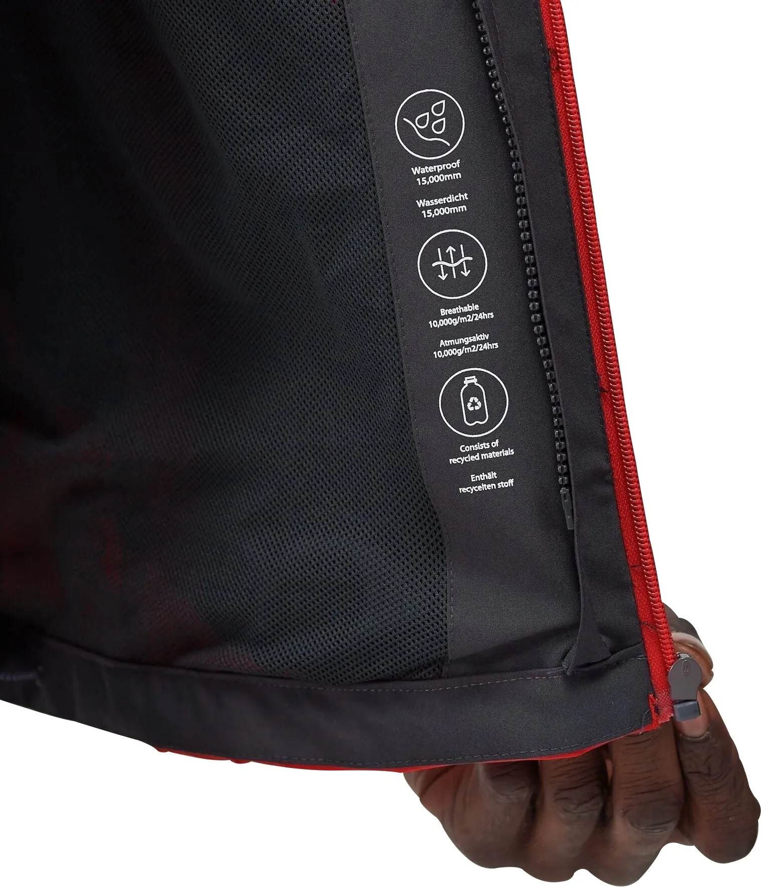 Regatta Wentwood VIII 3-In-1 Mens Waterproof Jacket - Red