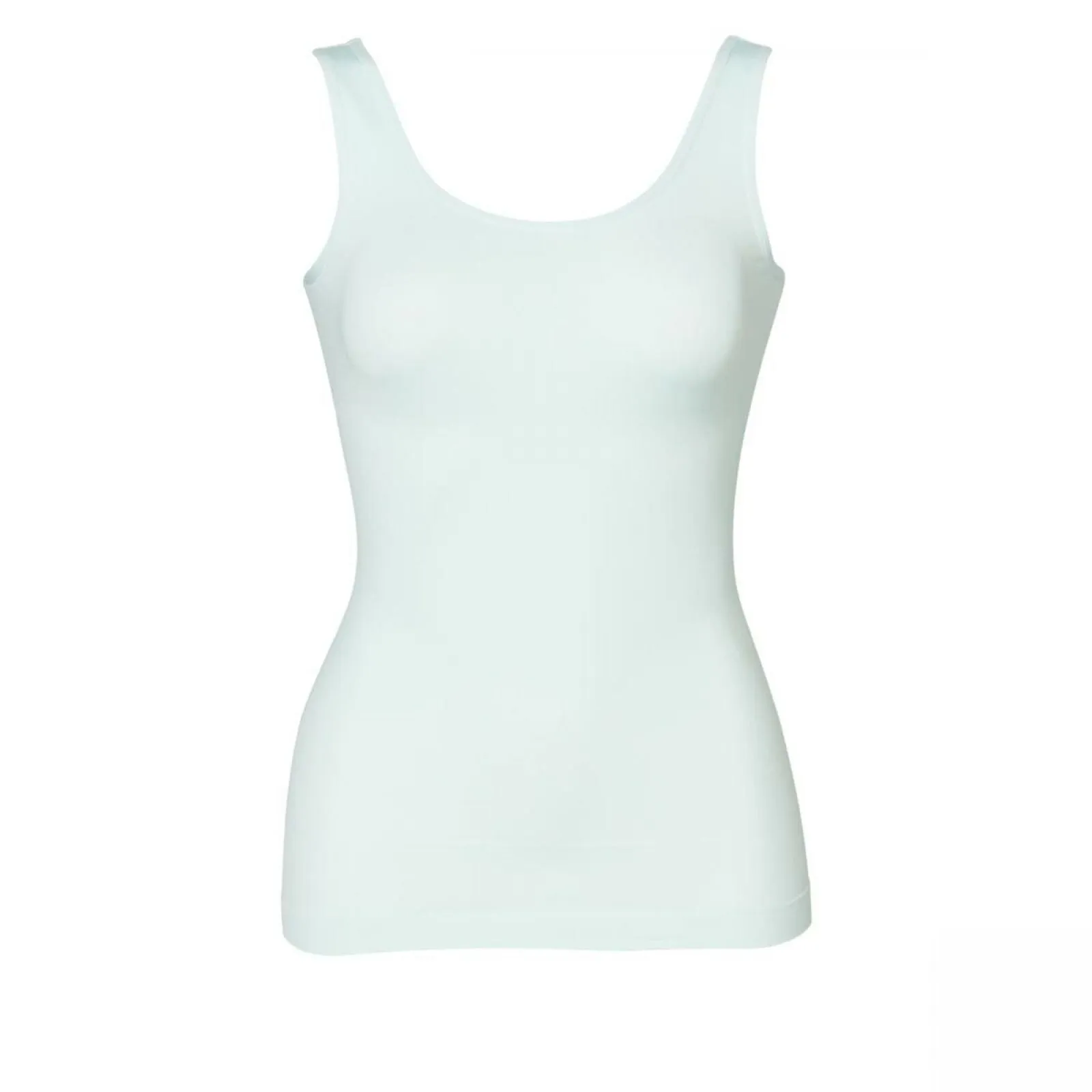 Rhonda Shear 3 Pack Seamless 2-Way Shaping Tank Tops Neutrals S/M