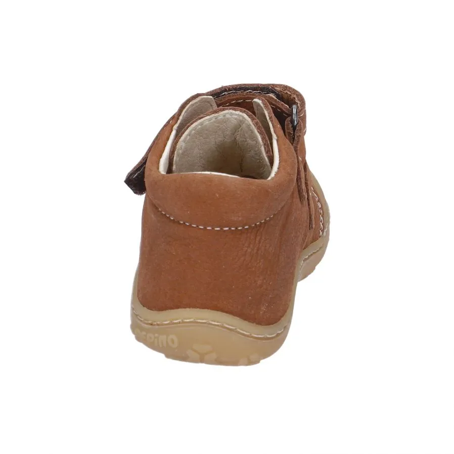 Ricosta Chrisy Leather Ankle First Walkers Boot -brown