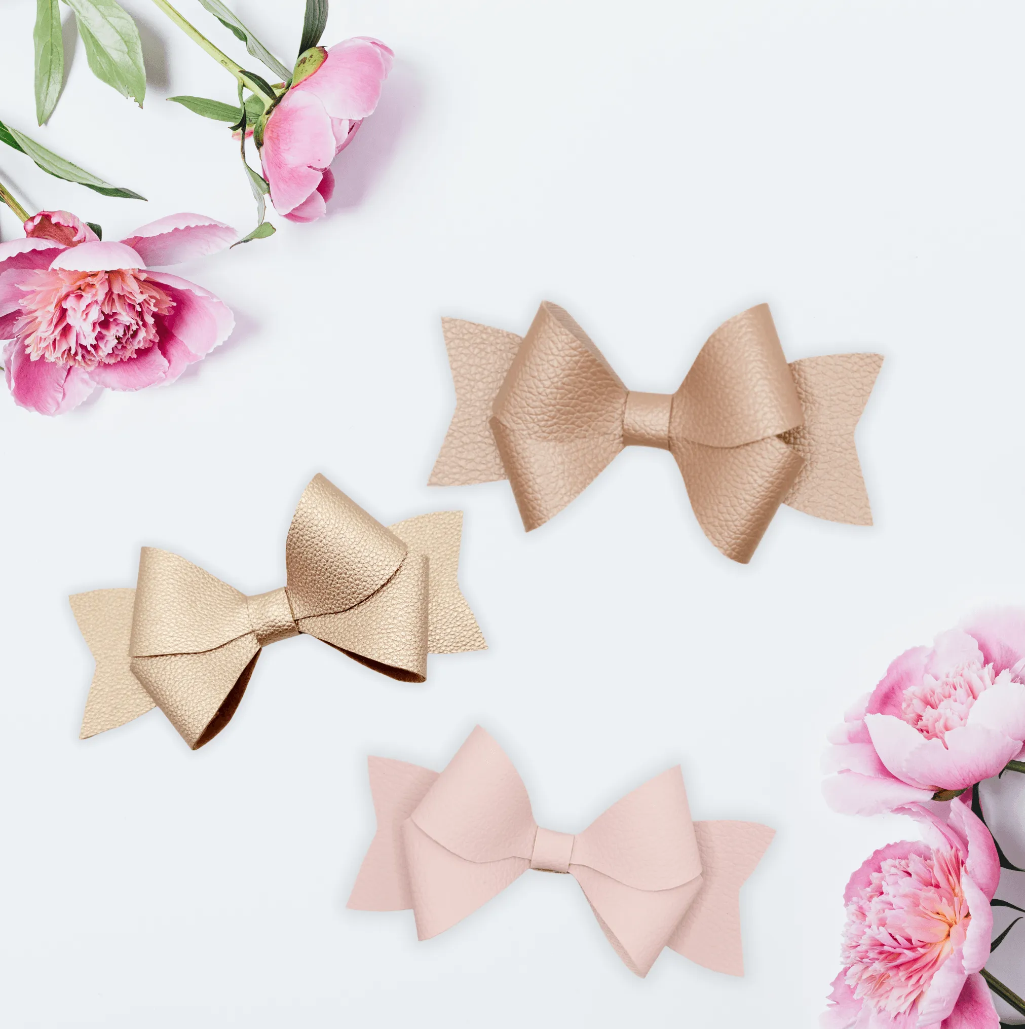 Rose Persephone Hair Bow