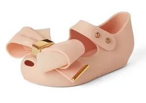 Roxy Jelly Bow Shoes - Pink/Gold