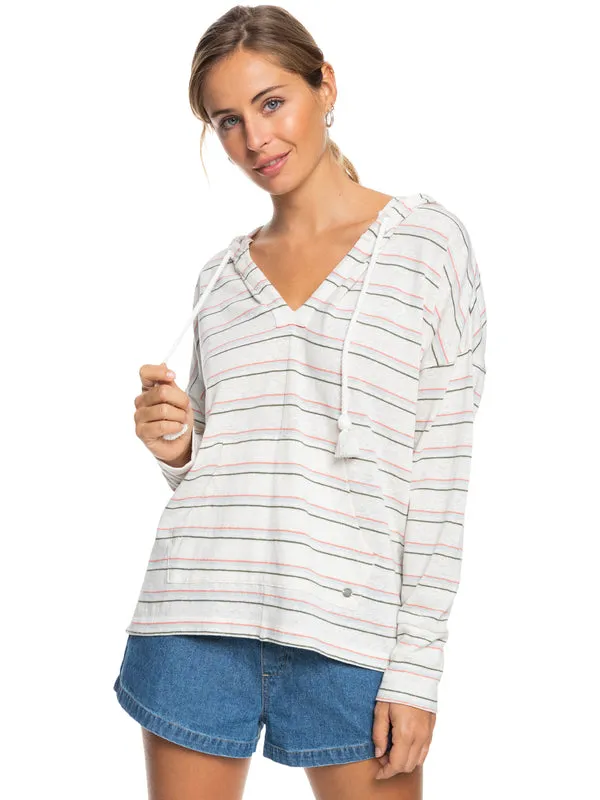 Roxy Womens Paddle Out Stripe Hoodie