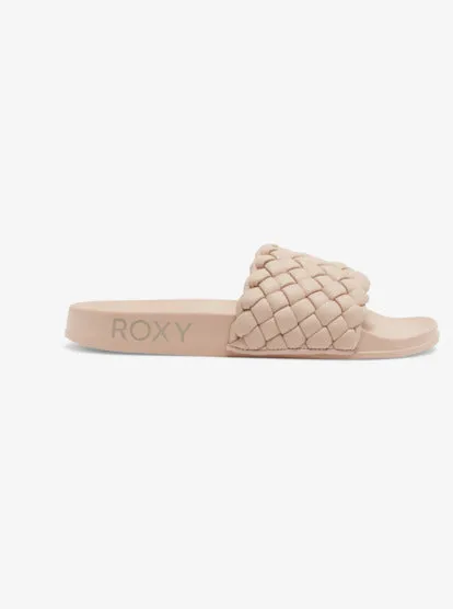 Roxy Womens Slippy Puff Sandals - Tan