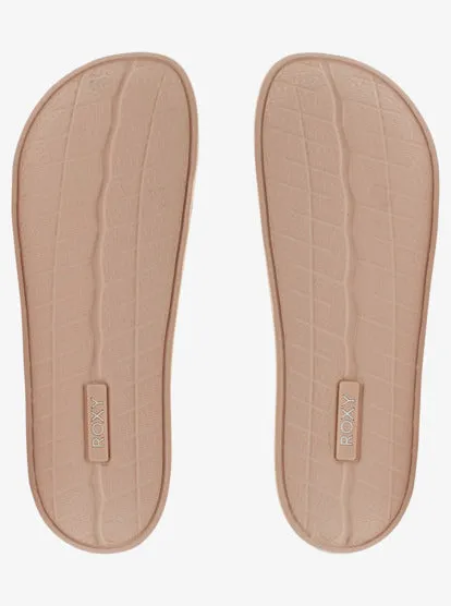 Roxy Womens Slippy Puff Sandals - Tan