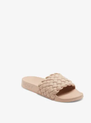 Roxy Womens Slippy Puff Sandals - Tan