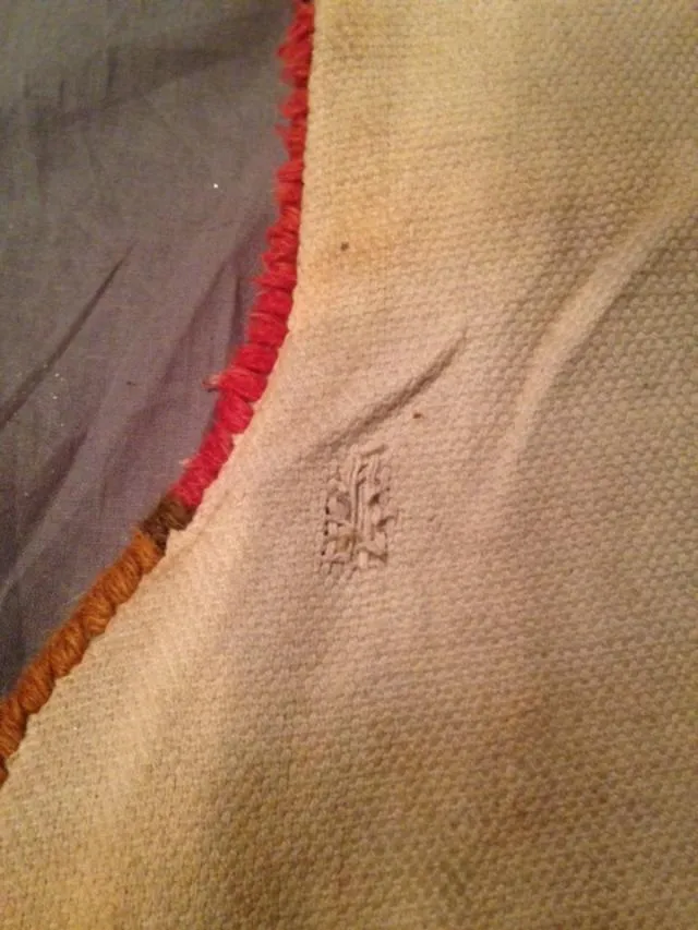 Rug Master Fox with His Hound Wool and Vintage