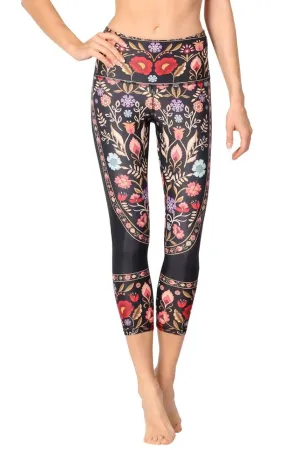 Rustica Printed Yoga Crops