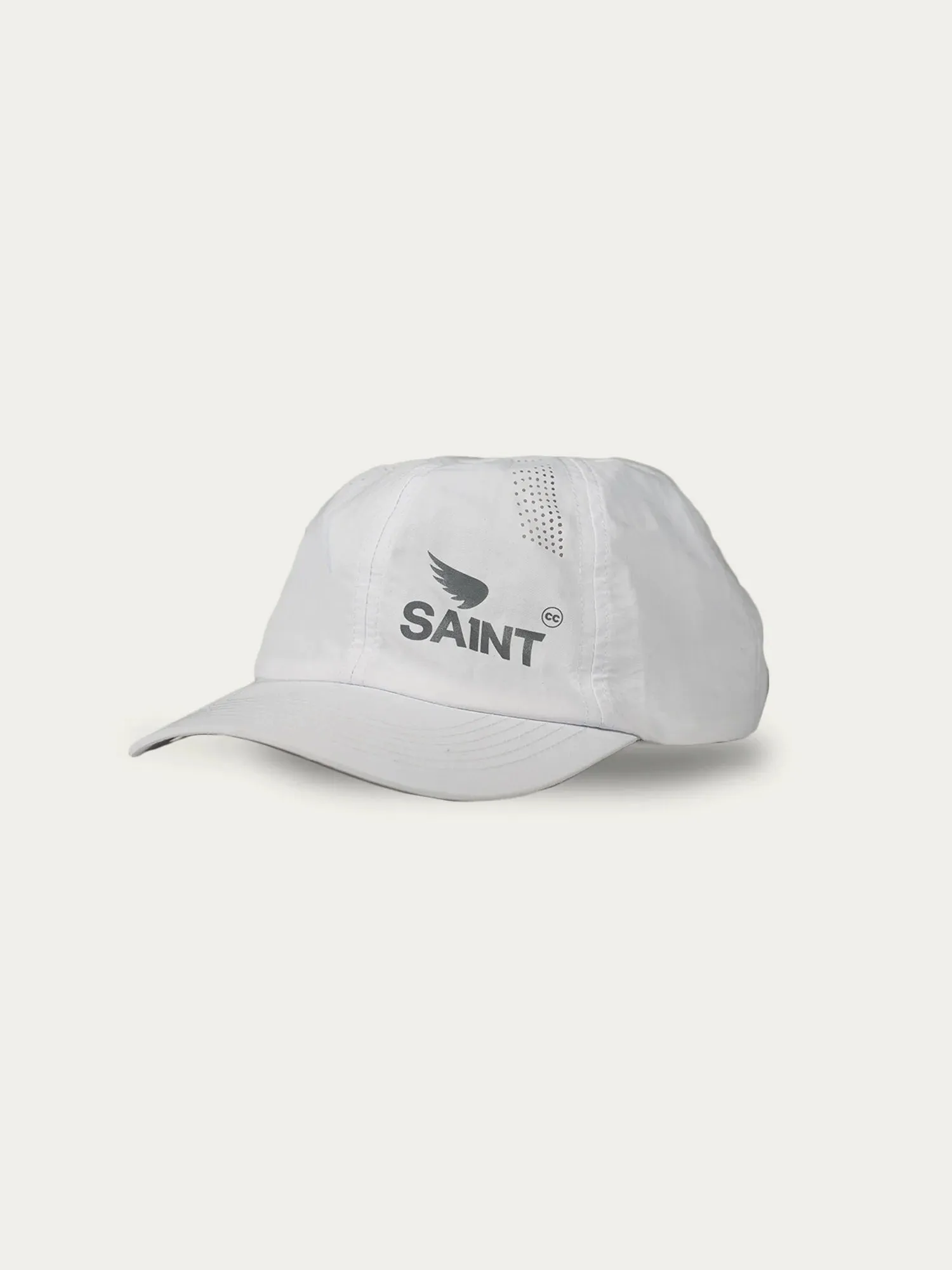 Saint Unisex's Run Cap - White