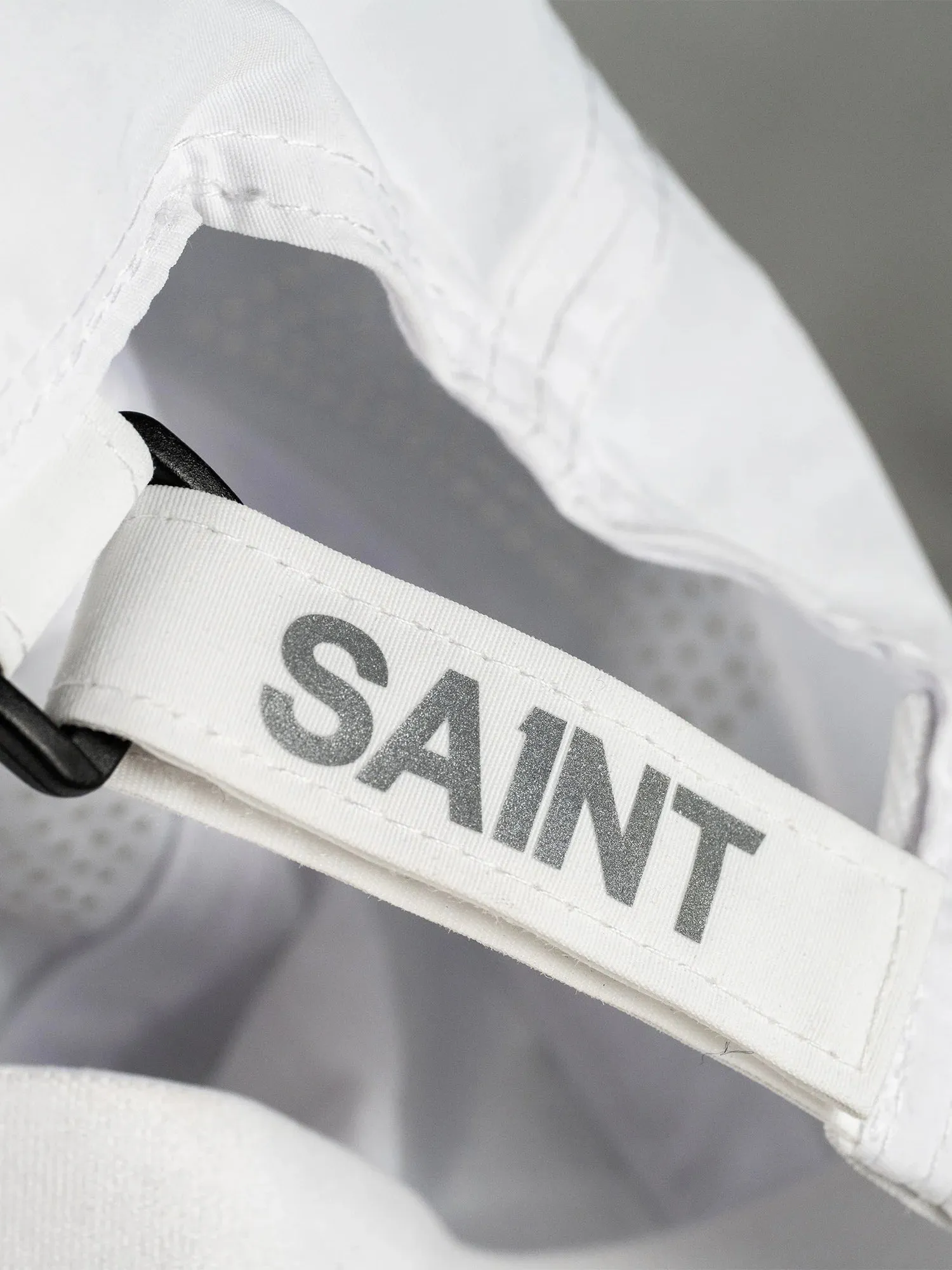 Saint Unisex's Run Cap - White