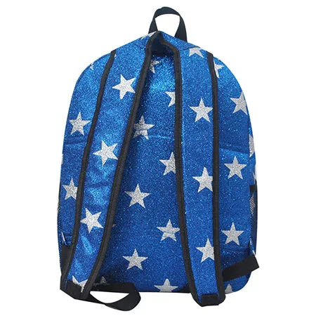 !SALE! Royal Blue Glitter Super Star NGIL Canvas Backpack
