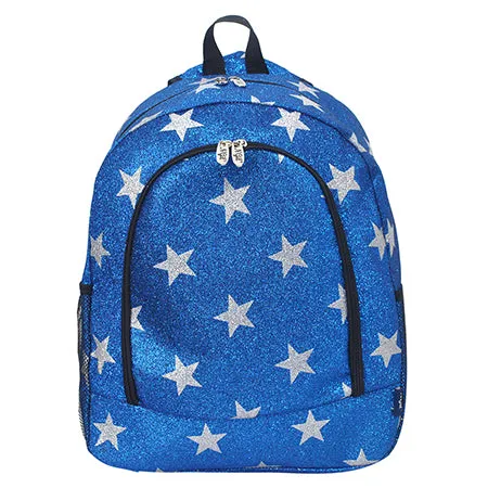 !SALE! Royal Blue Glitter Super Star NGIL Canvas Backpack
