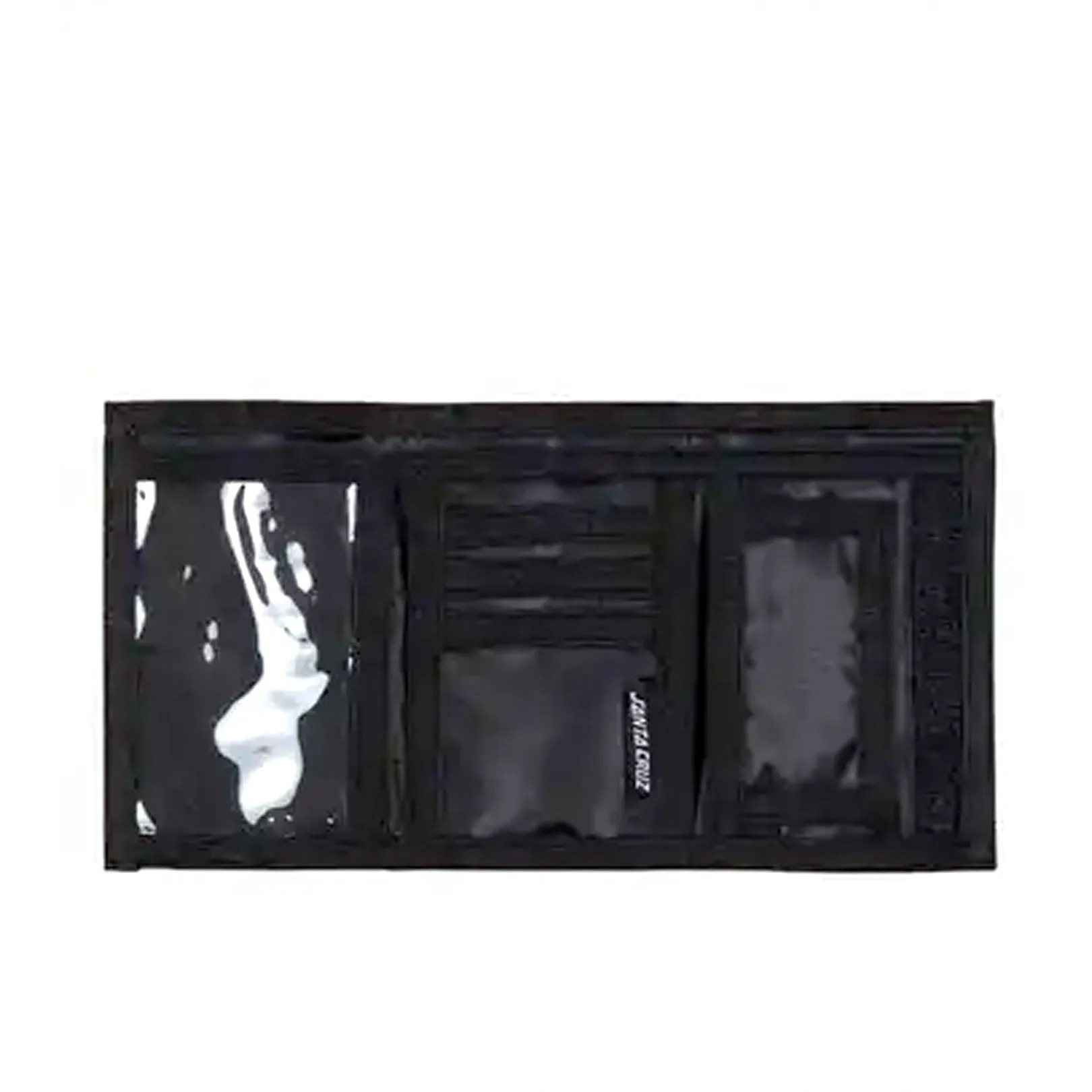 Santa Cruz Global Flame Dot Velcro Wallet Black