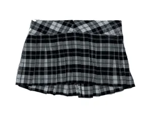 School Girl Skirt - Black/White