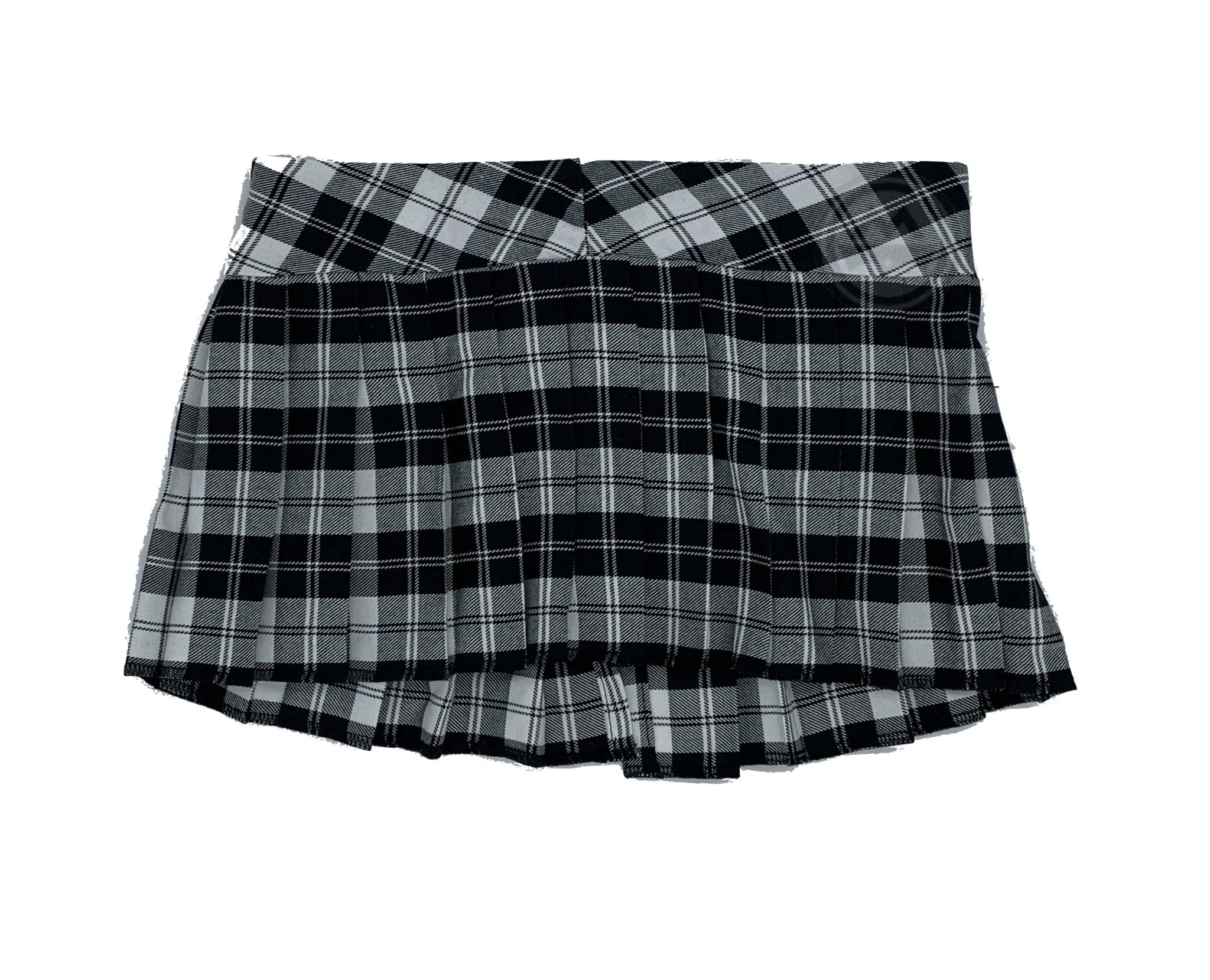 School Girl Skirt - Black/White