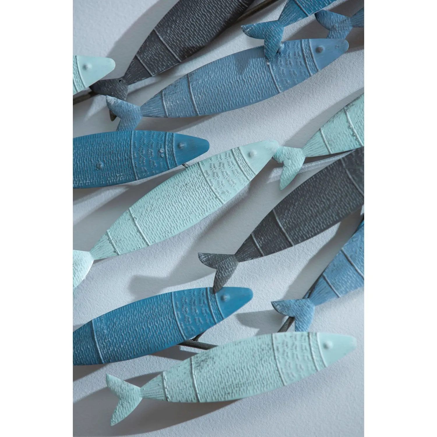 School of Fish Metal Wall Décor,6m682