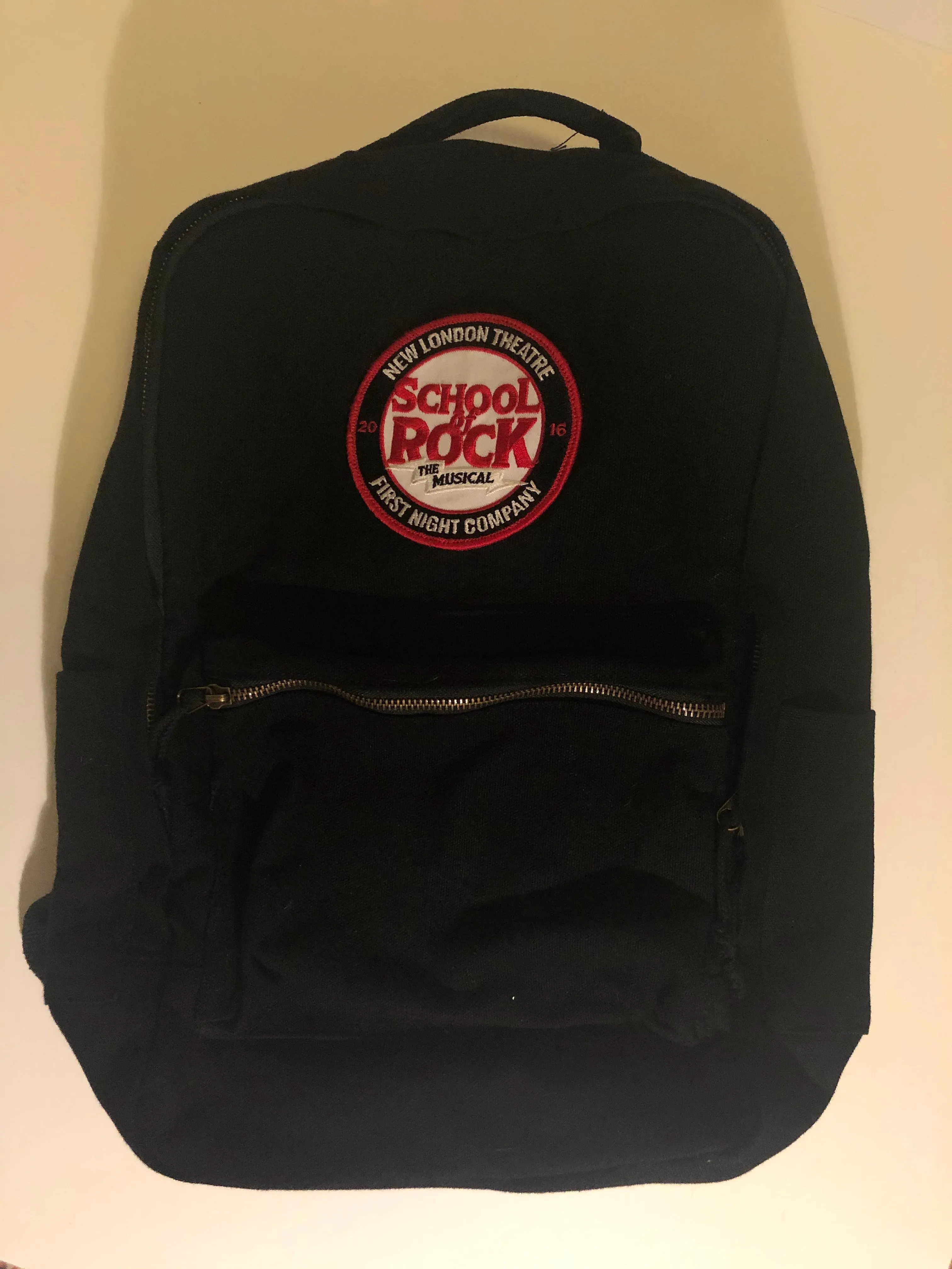 SCHOOL OF ROCK Canvas Backpack (London production, 2016)