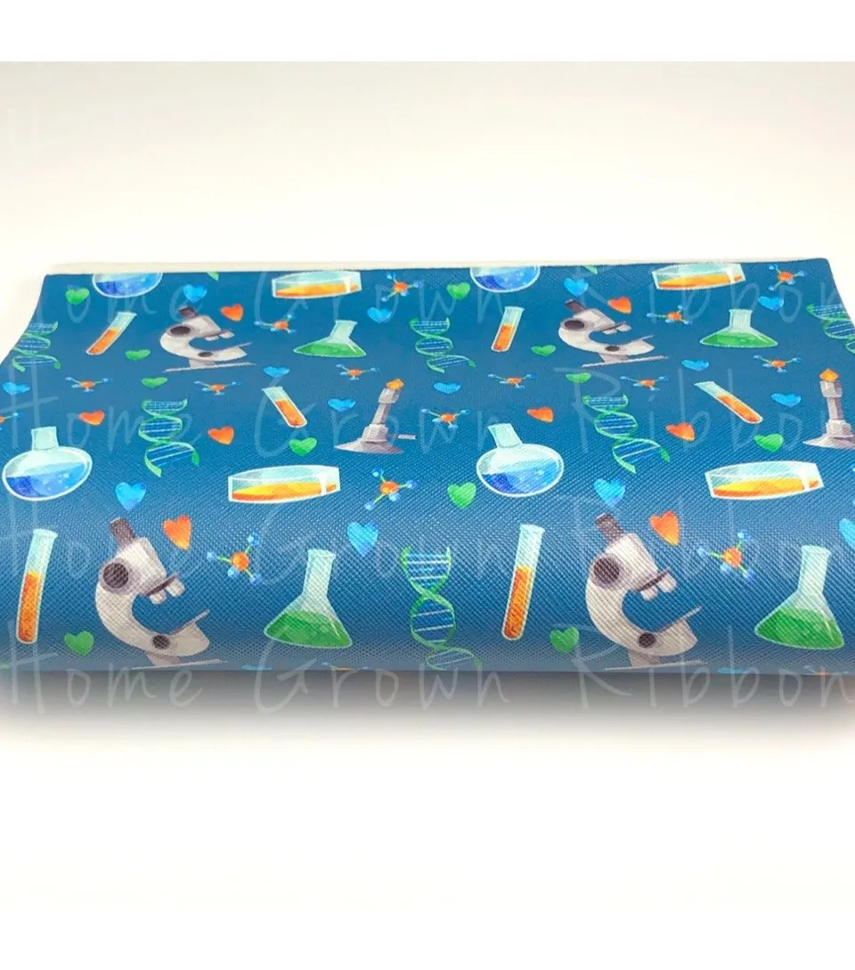 Science Class Faux Leather Sheet USDR