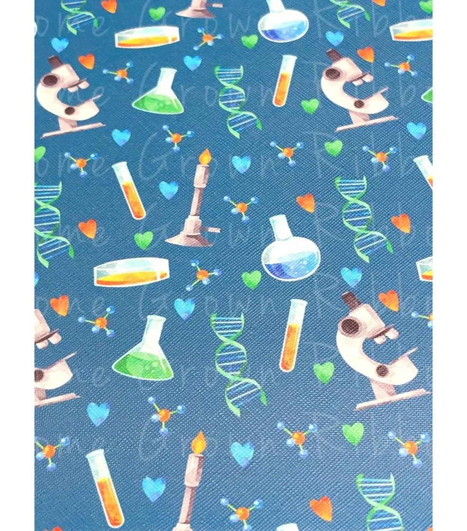 Science Class Faux Leather Sheet USDR