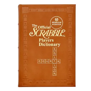 Scrabble Dictionary Leather Bound Book