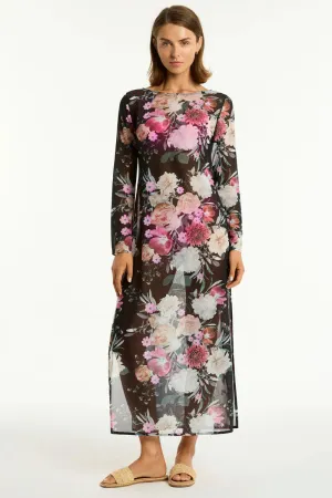 SEA LEVEL- WOMEN'S BELLE MESH LONG DRESS COVER UP