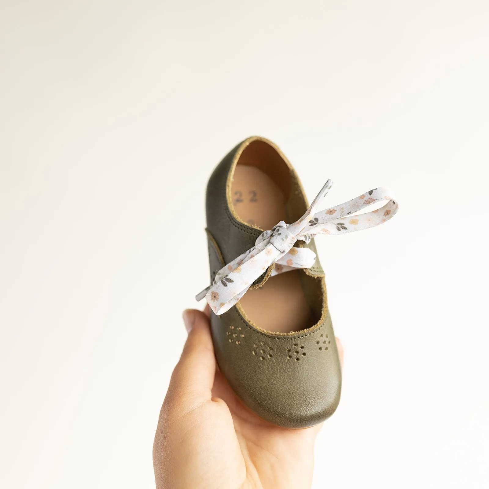 SECONDS Pine Green Sol {Children's Leather Shoes}