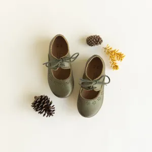 SECONDS Pine Green Sol {Children's Leather Shoes}