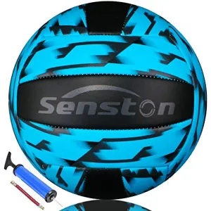 Senston Volleyball Waterproof Beach Soft Blue Volleyball for Indoor/Outdoor Play, Game,Training Official Size 5