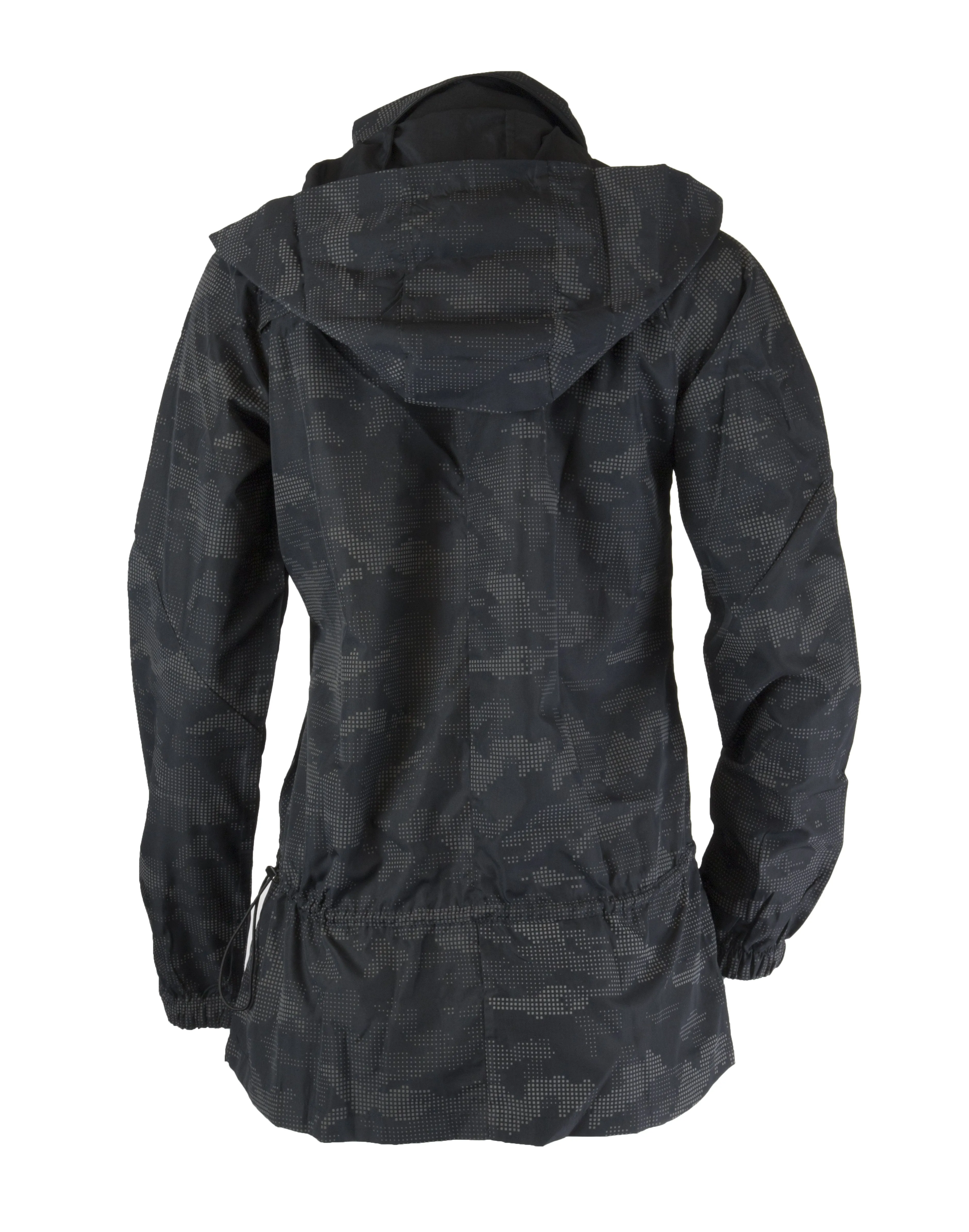SHAPE ACTIVEWEAR Women's Black Reflective Camo Protech Jacket Size M $88 NWT