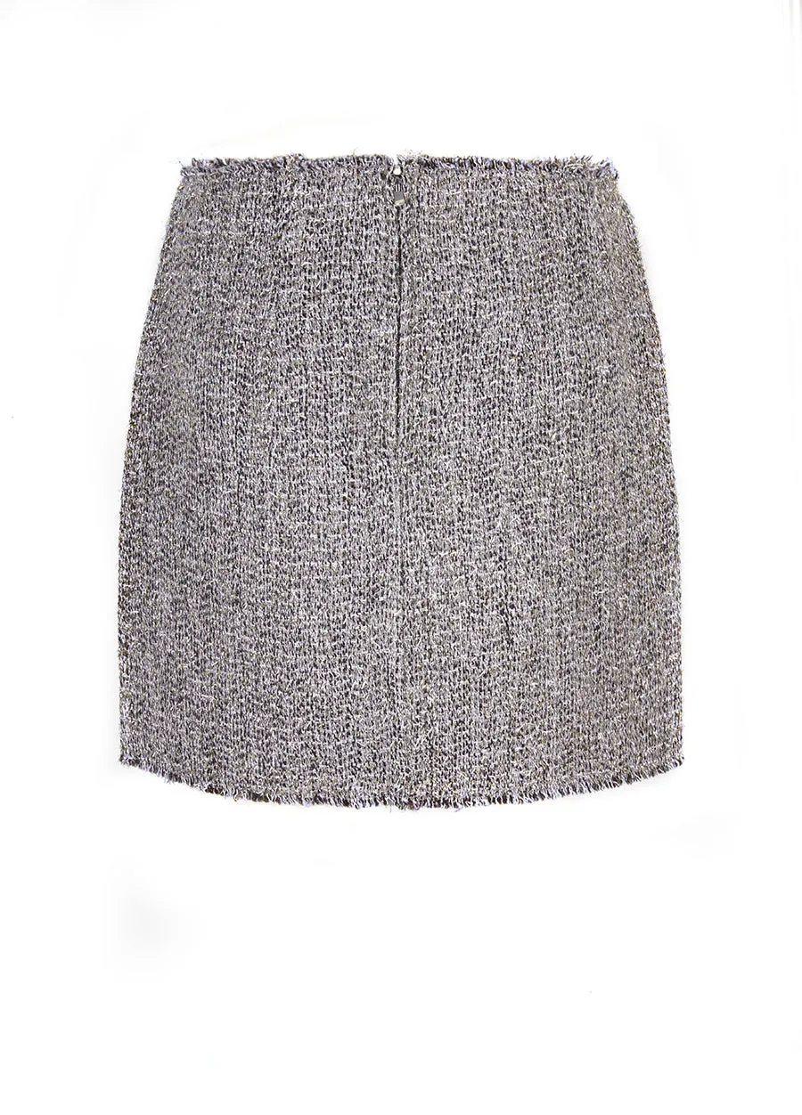 Skirt / JNBY Coarse Jacquard H-shaped Short Waist Skirt