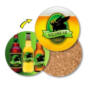 Small Round Flip Image lenticular Coaster