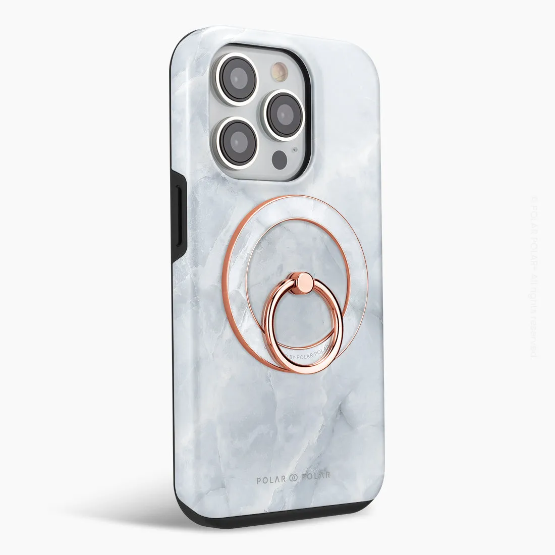 Snow Mountain - Rose Gold MagSafe Phone Grip and Ring Holder Stand