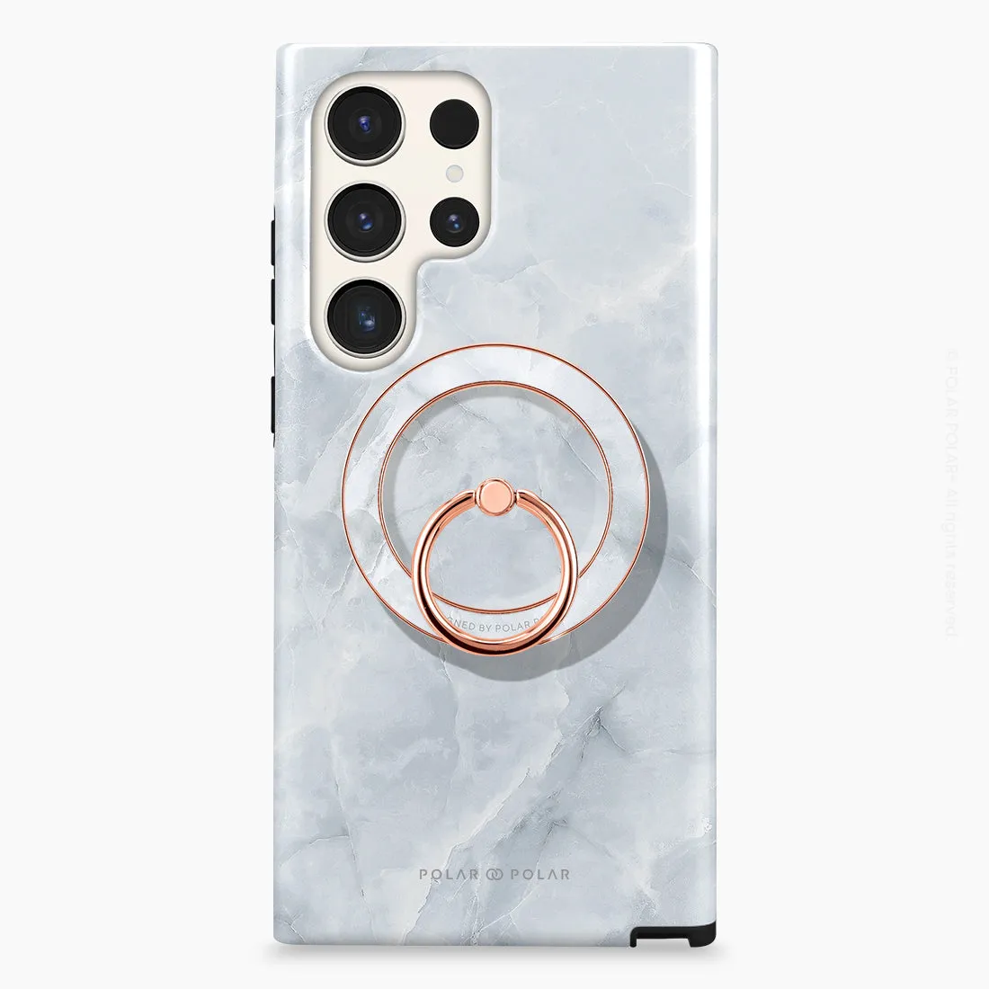 Snow Mountain - Rose Gold MagSafe Phone Grip and Ring Holder Stand