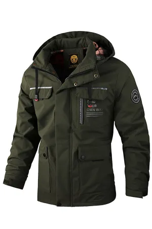 Solid Color Outdoor Parka