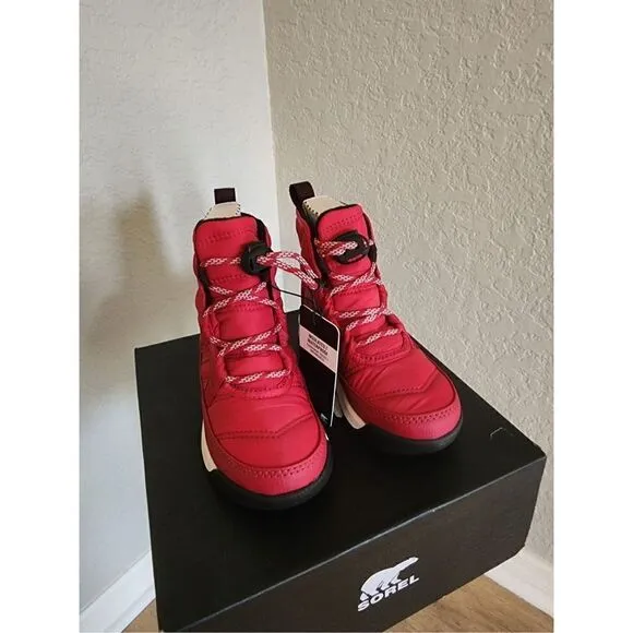 SOREL Whitney II Short Waterproof Insulated Boot, Toddler Size 12, Red, NWT