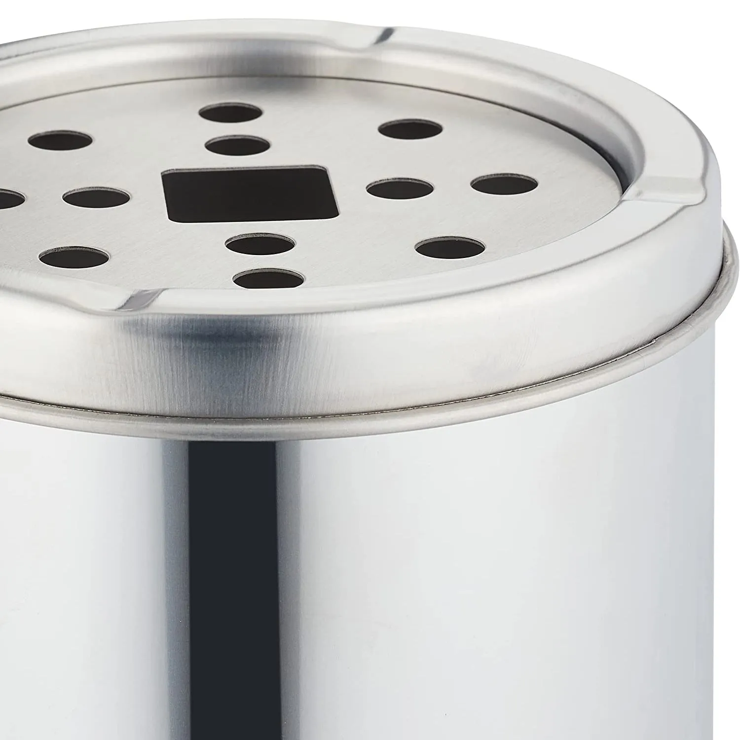 Stainless Steel Bin with Ashtray
