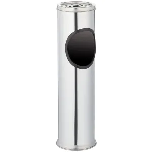 Stainless Steel Bin with Ashtray