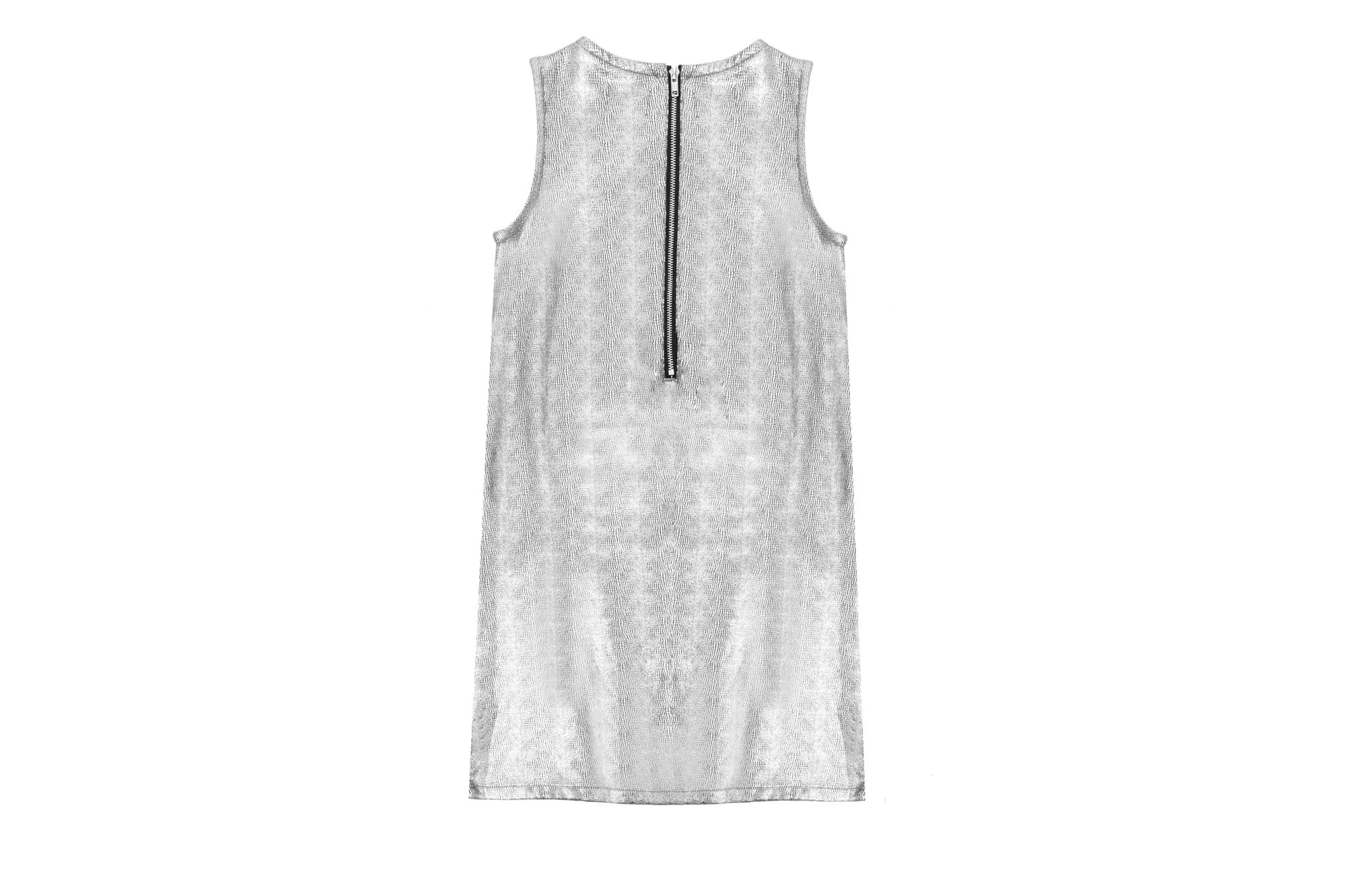 SUEDED LEATHER DRESS
