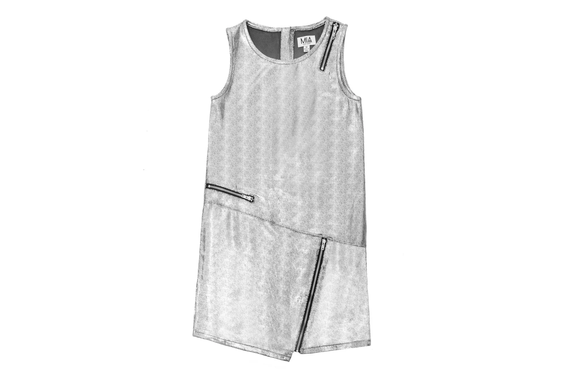 SUEDED LEATHER DRESS