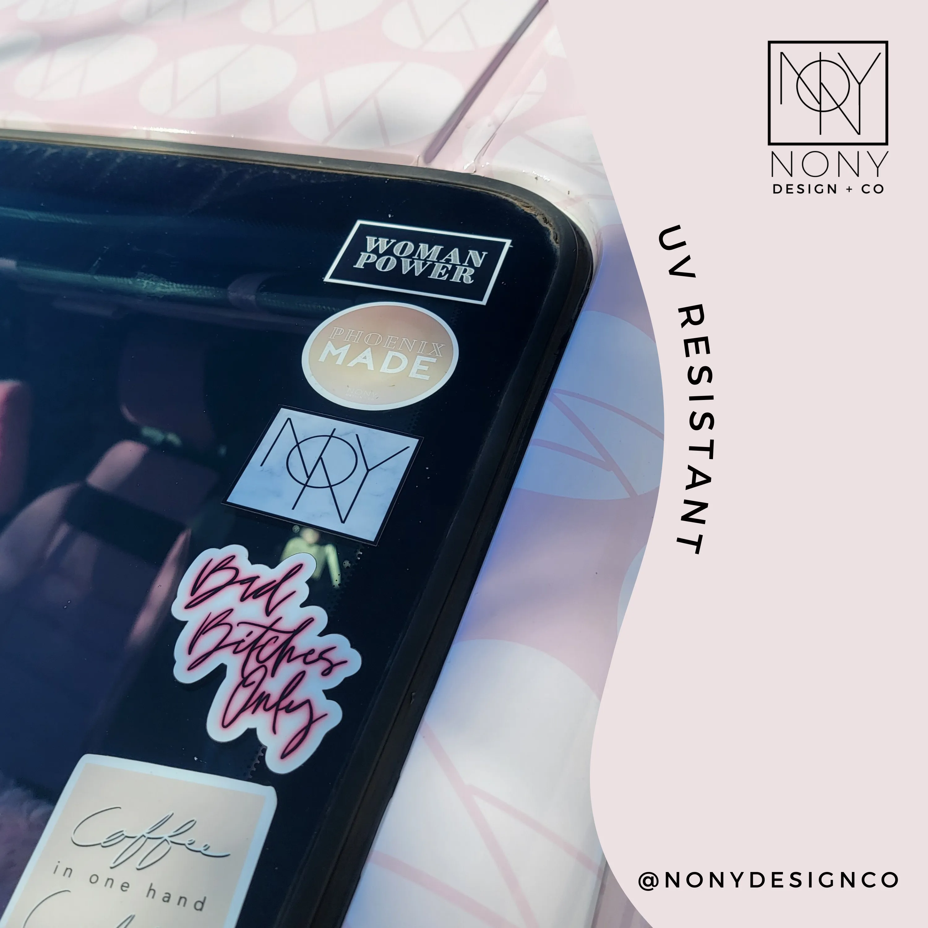 Swipe Left Least Iridescent Holographic Die Cut Sticker