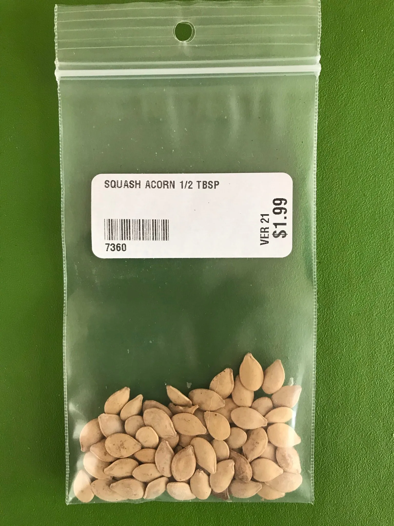 Table Queen Squash Seeds (Winter Type)  (80 days) -1/2 Tbsp - Bulk