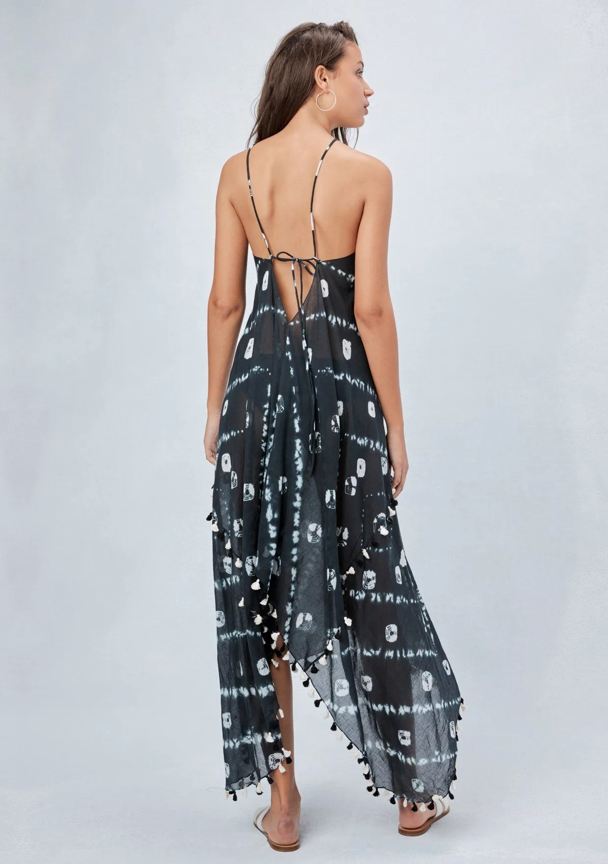 Tahiti Tie-Dye Halter Dress