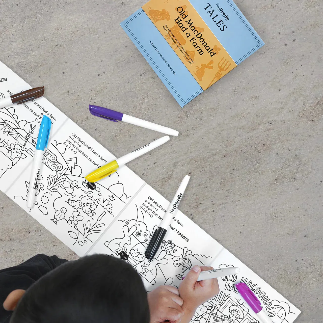 Tales - Reusable Silicone Coloring Books