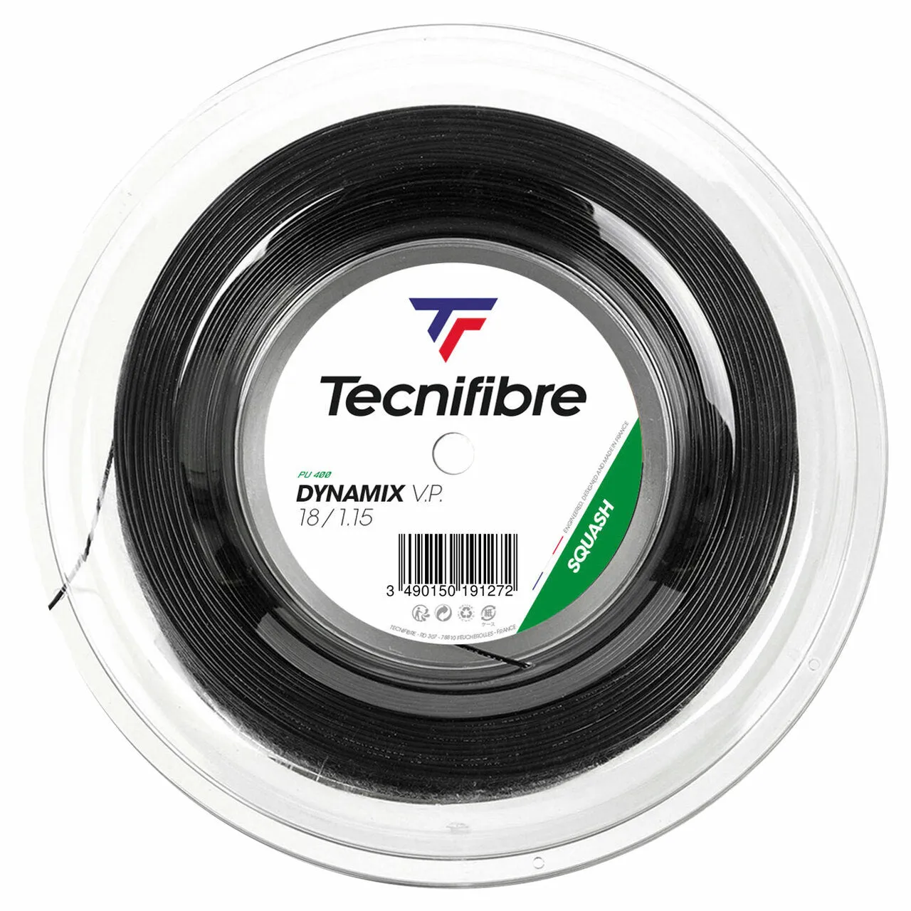 Tecnifibre DYNAMIX VP 1.15 Black Squash String Reel