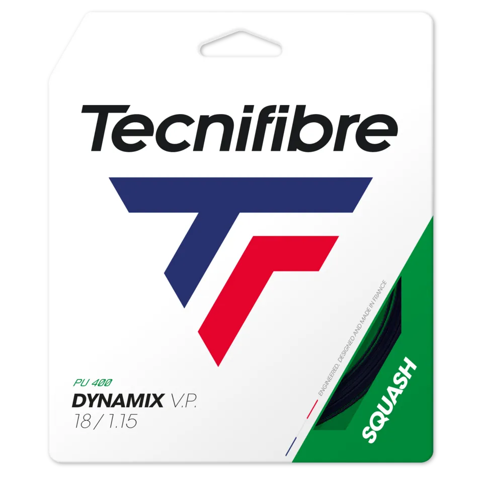 Tecnifibre DYNAMIX VP 1.15 Black Squash String Set