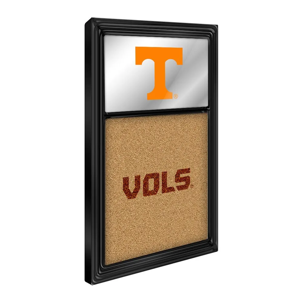 Tennessee Volunteers: Dual Logo - Mirrored Cork Note Board
