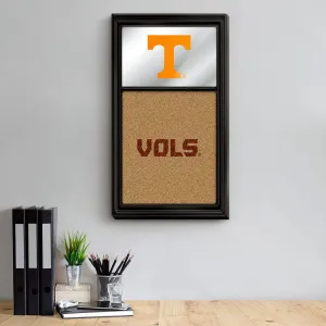 Tennessee Volunteers: Dual Logo - Mirrored Cork Note Board