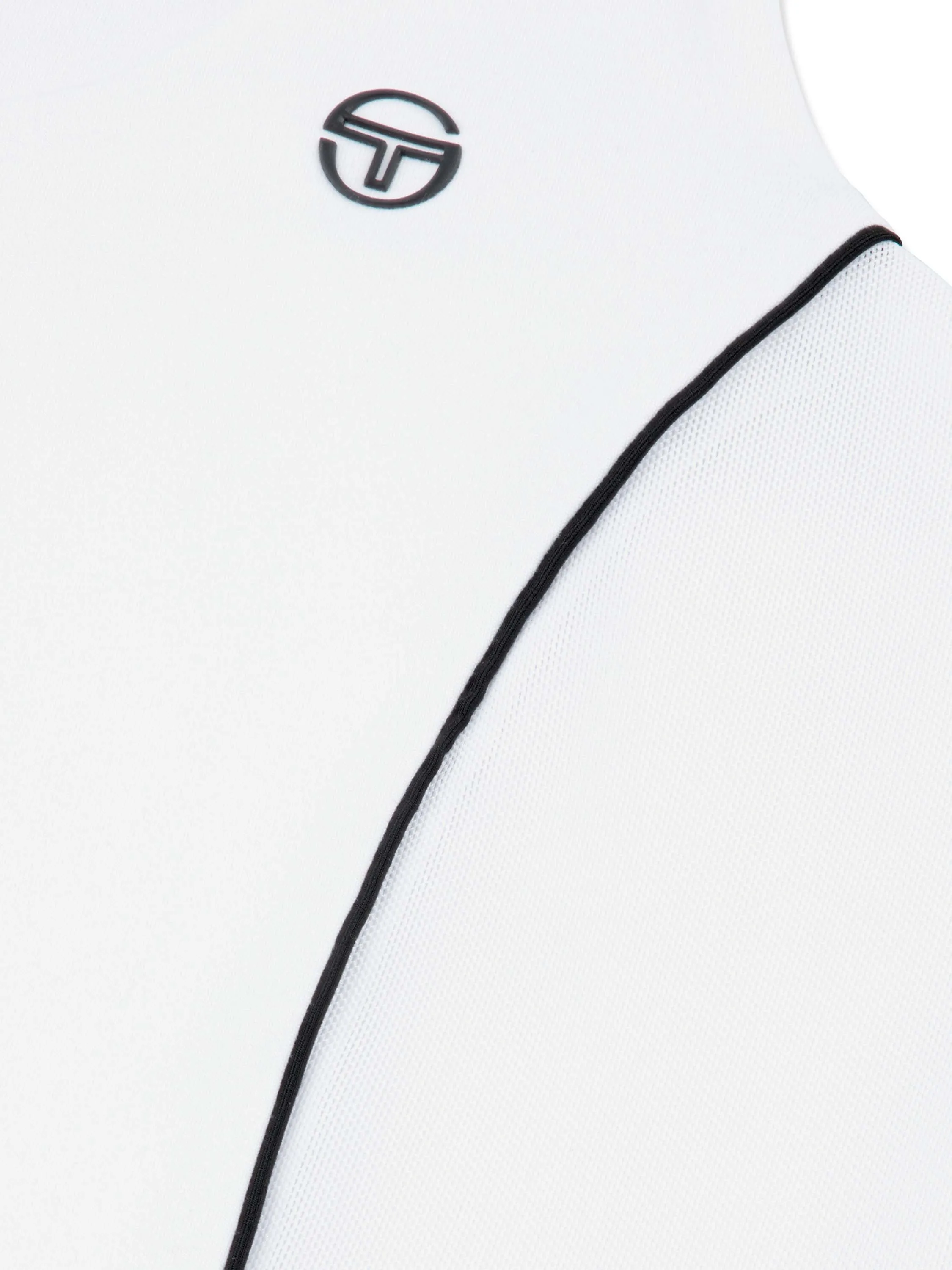 Tessa Scoop Neck Tank- Brilliant White