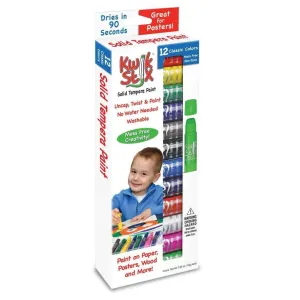 The Pencil Grip Kwik Stix Tempura Paint - Set of 12